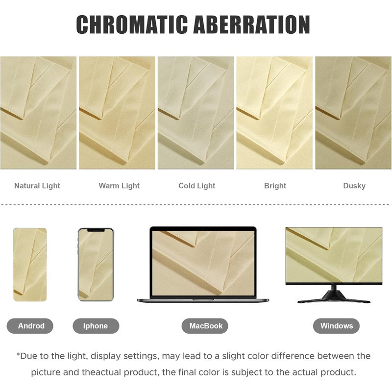 Waterproof Outdoor Patio Curtain - Polyester Privacy Drape for Porch