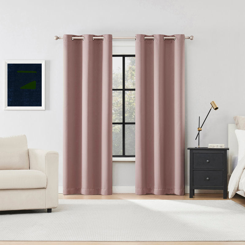 Magnetic Blackout Curtains - Thermal Grommet Pair for Better Sleep