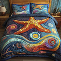 Starfish Serenade 3-Piece Quilted Bedding Set GFTOHD3374