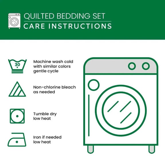 Hibiscus Horizon 3-Piece Quilted Bedding Set GFTOTP6316