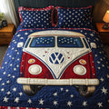 USA Hippie Hauler 3-Piece Quilted Bedding Set GFTOHD4010