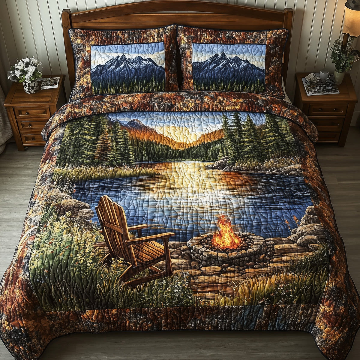 Cozy Harmony 3-Piece Quilted Bedding Set GFTONL3793