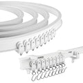Flexible Ceiling Curtain Track - Bendable PVC for RV & Bay Windows