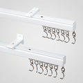 Aluminum Curtain Track Set Heavy Duty Ceiling & Wall Mount Rail