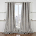 Gold Foil Velvet Blackout Curtains for Living Room & Bedroom